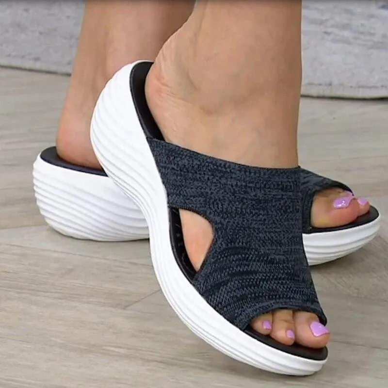 2022 Upgraded Stretch Orthotic Slide Sandals - BUY MORE SAVE MORE