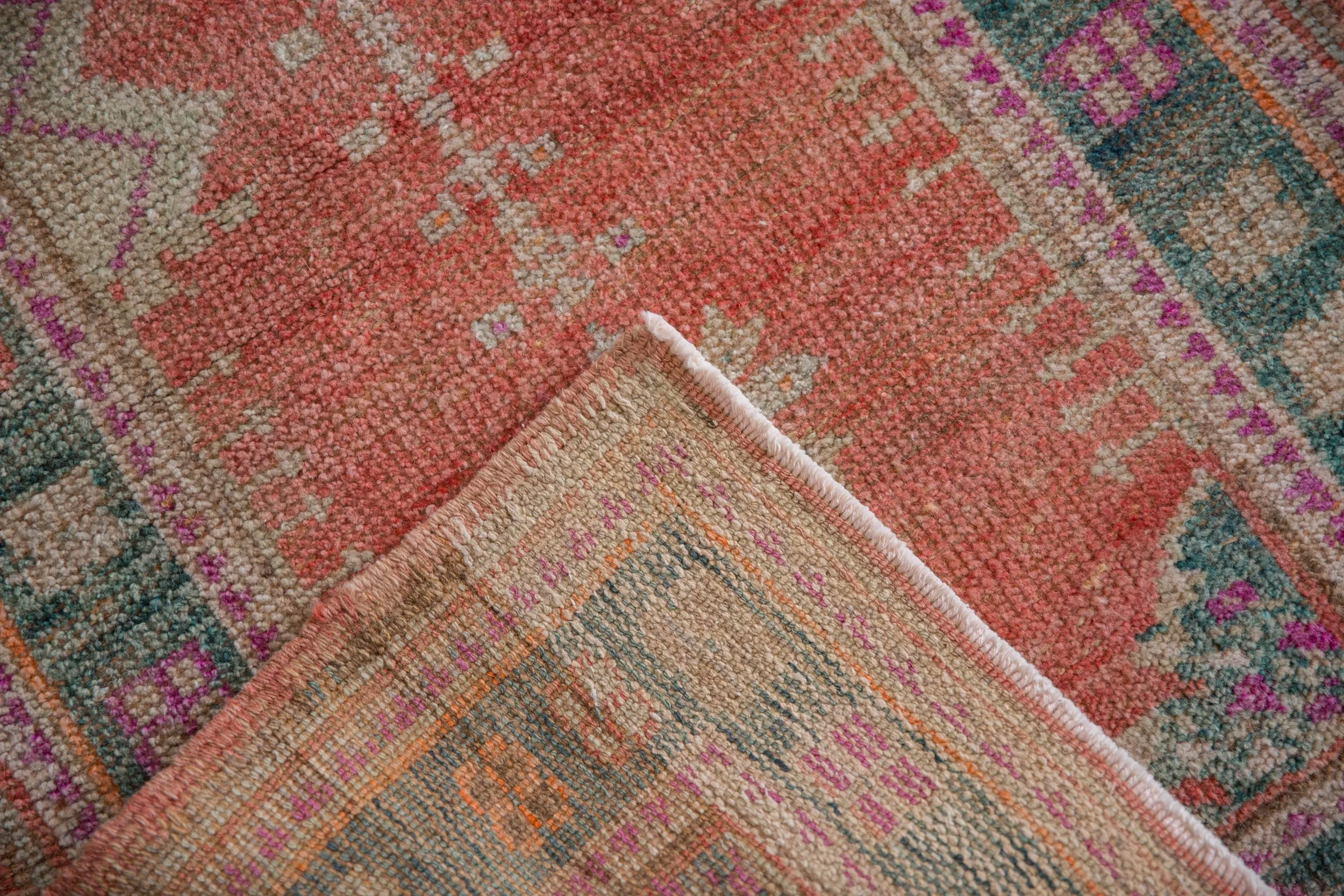 2x3.5 Vintage Distressed Oushak Rug
