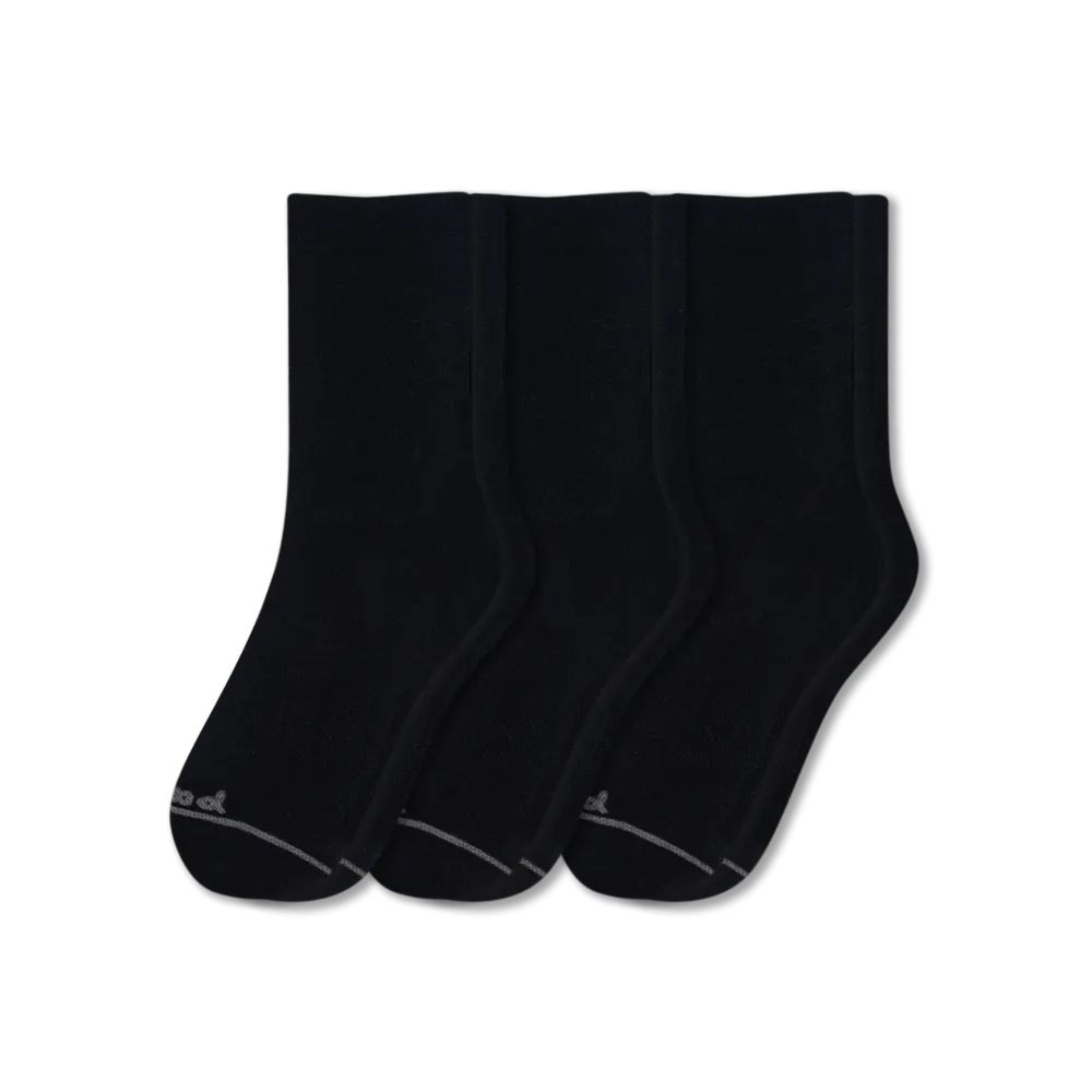 3 Pack - Women's Light-Weight Crew Pacas Socks