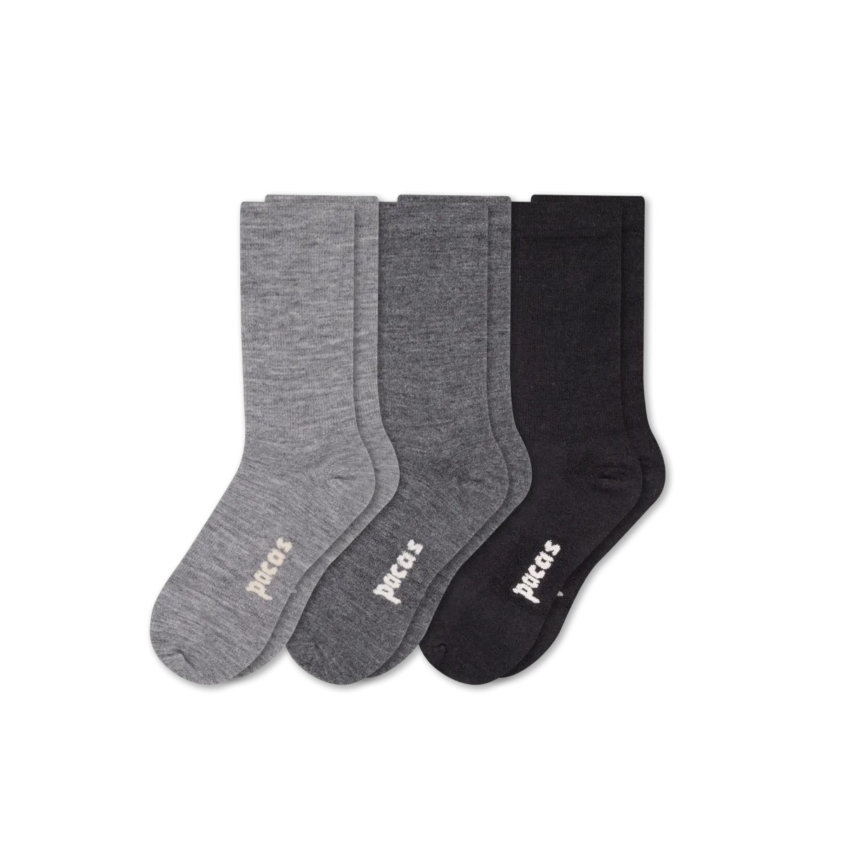 3 Pack - Women's Light-Weight Crew Pacas Socks