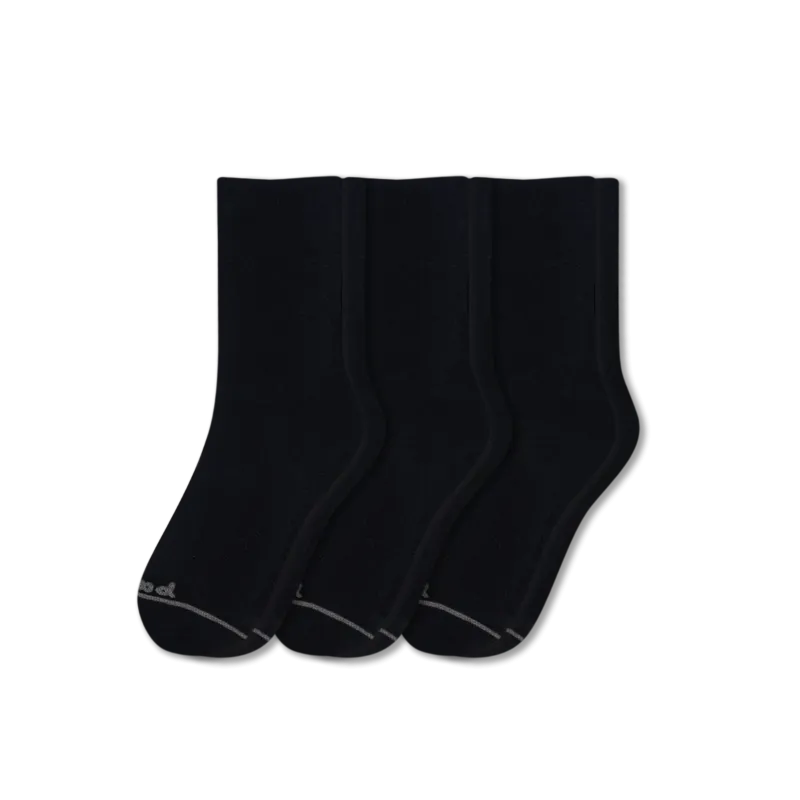 3 Pack - Women's Light-Weight Crew Pacas Socks