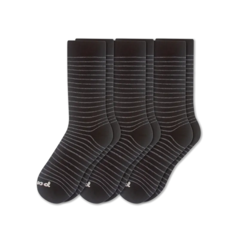 3 Pack - Women's Light-Weight Crew Pacas Socks