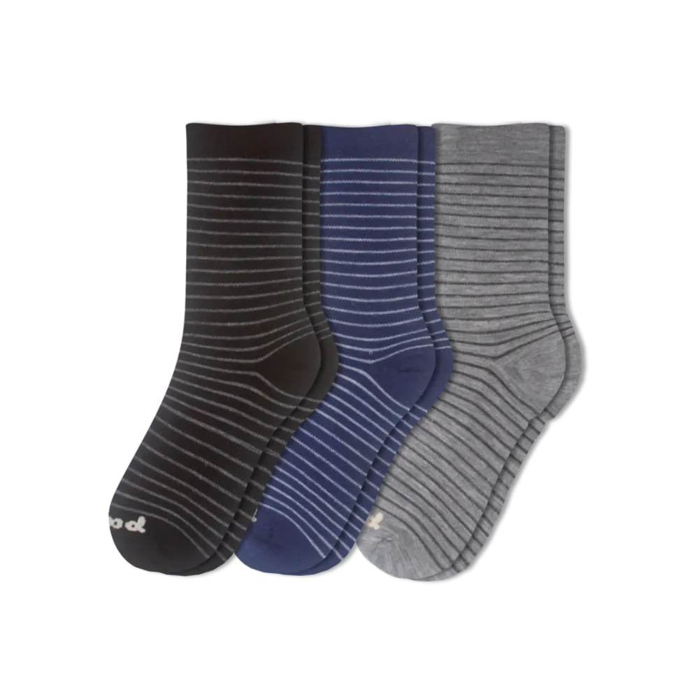 3 Pack - Women's Light-Weight Crew Pacas Socks