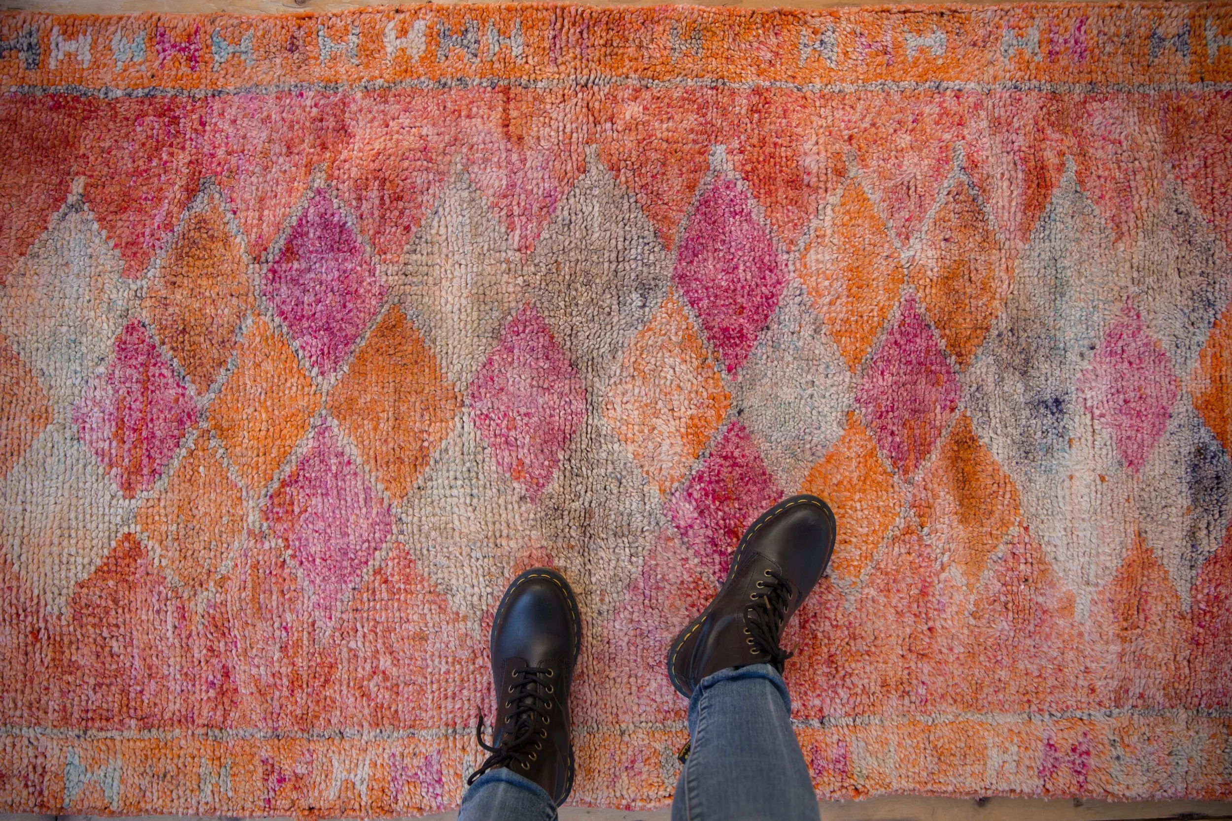 3.5x10 Vintage Distressed Kurd Rug Runner