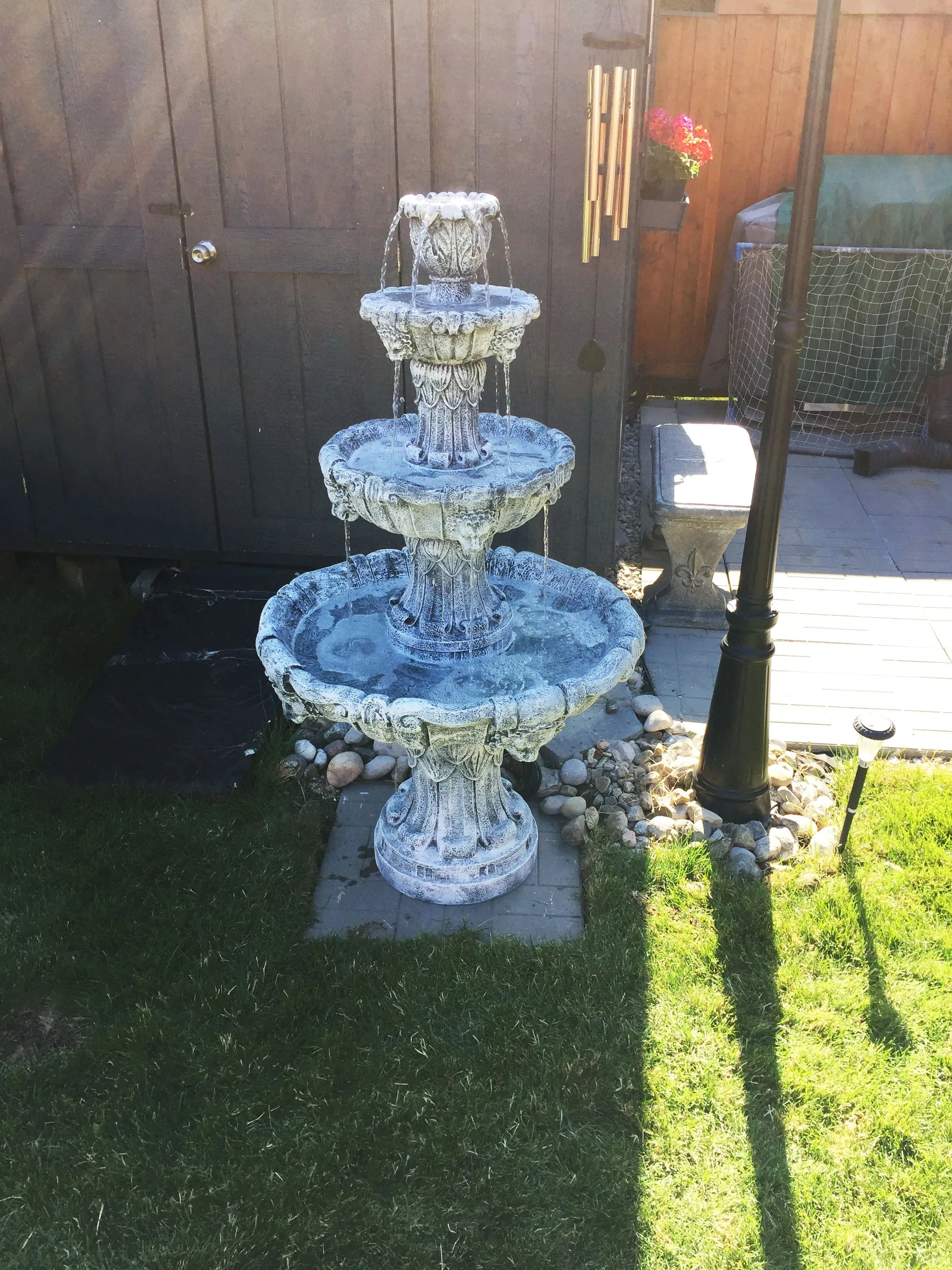 4 Tier Lion Fountain