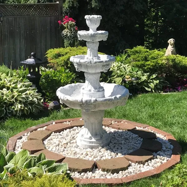 4 Tier Lion Fountain