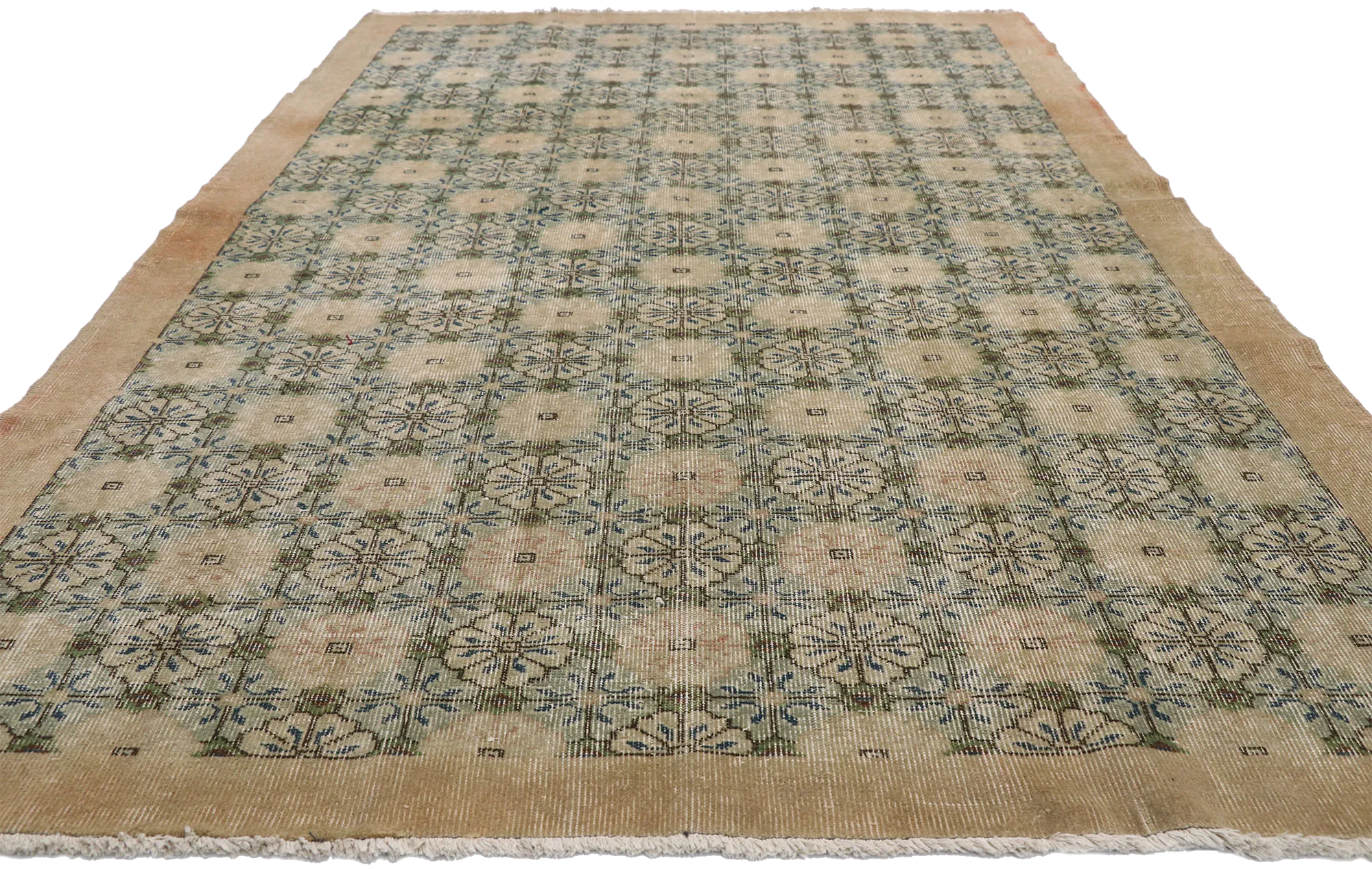 6 x 9 Zeki Muren Vintage Sivas Rug 52570