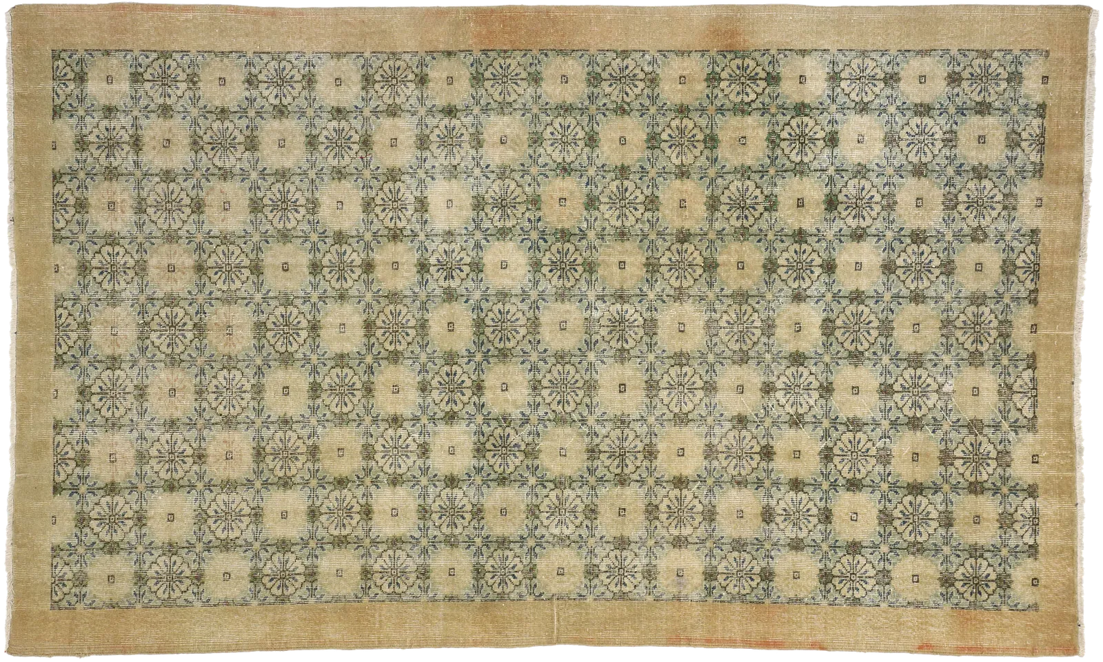 6 x 9 Zeki Muren Vintage Sivas Rug 52570