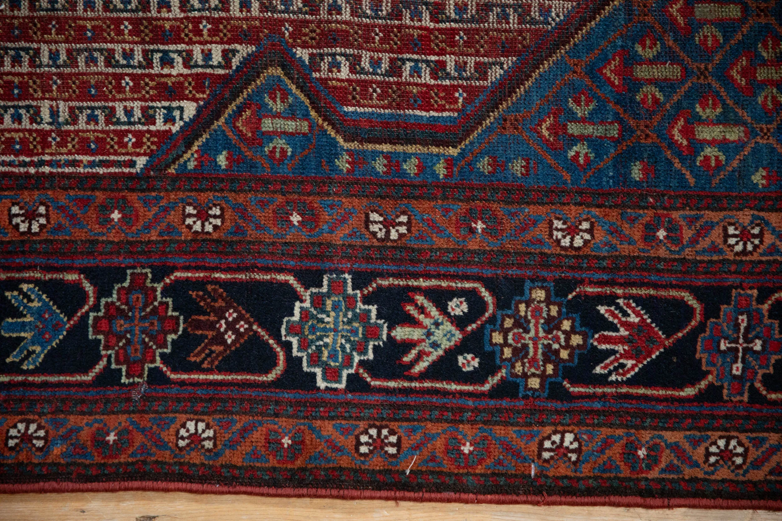 6.5x13.5 Antique Qashqai Rug Runner