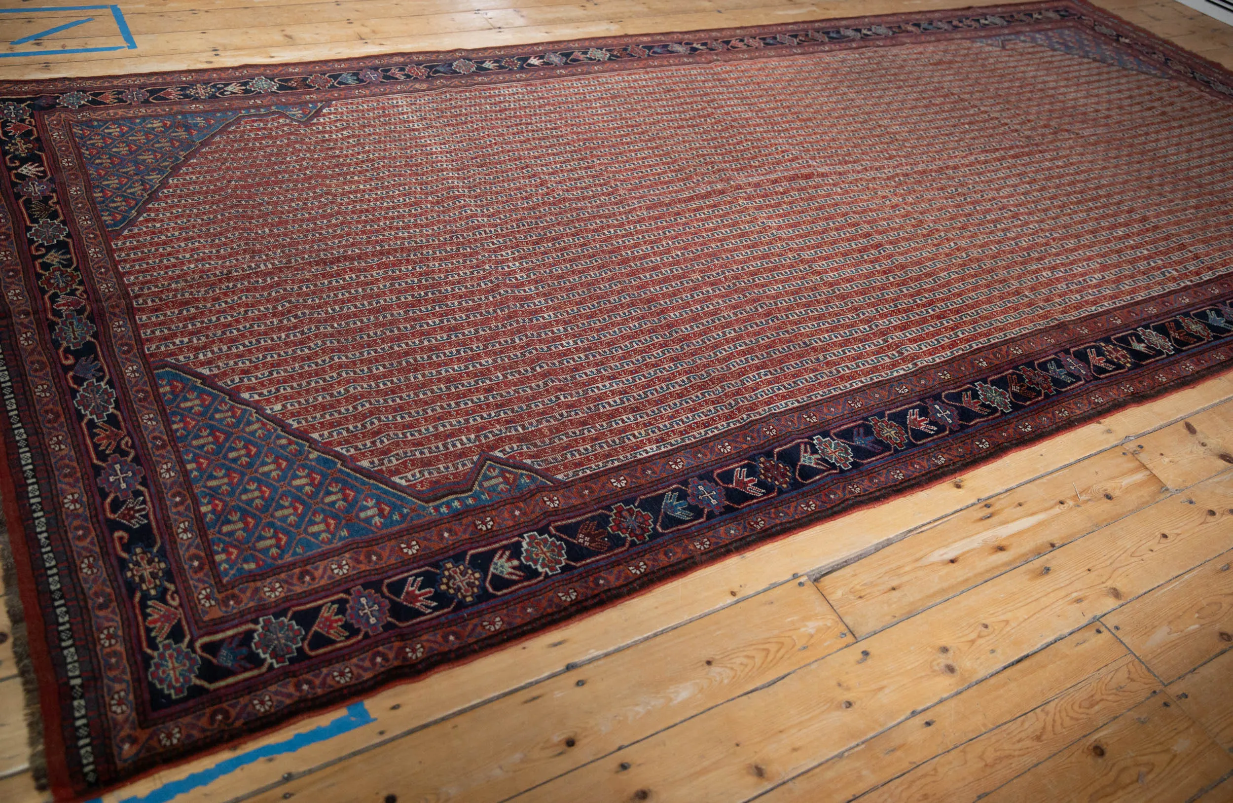 6.5x13.5 Antique Qashqai Rug Runner