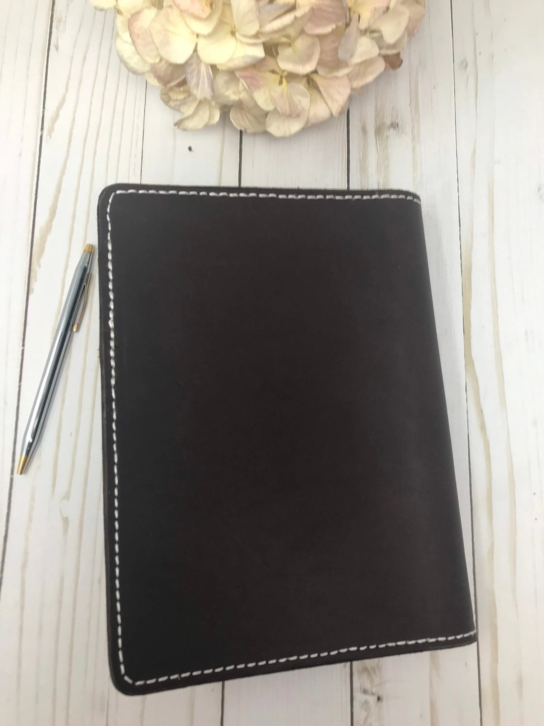 A5 Deluxe *Pick Your Finish*| Full Grain Leather Journal Cover|Traveler's Notebook | Inserts NOT Included
