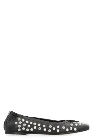 Amy Leather ballet flats