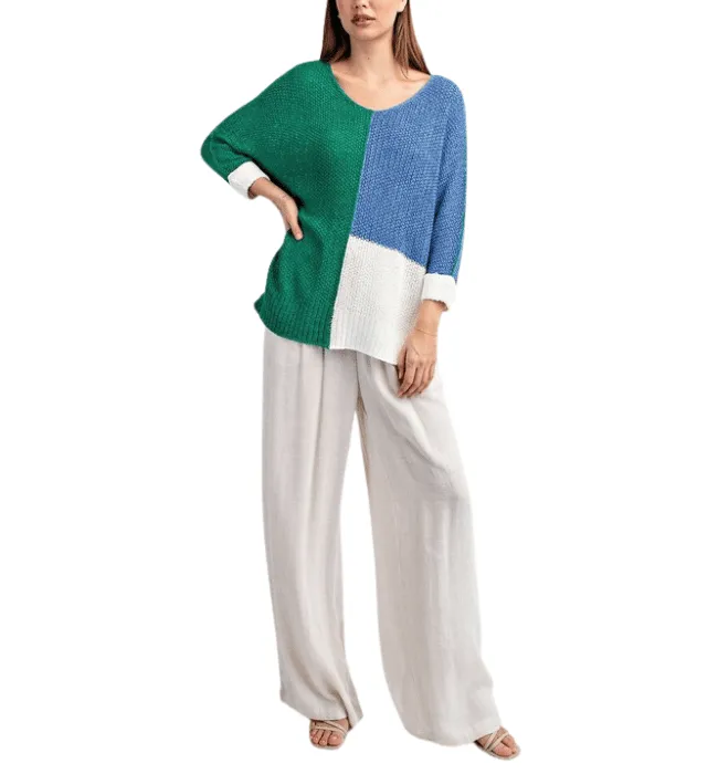 Antonia Colorblock Top
