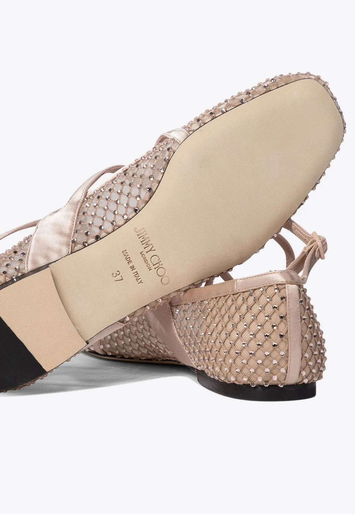 Astoria Crystal-Embellished Ballet Flats