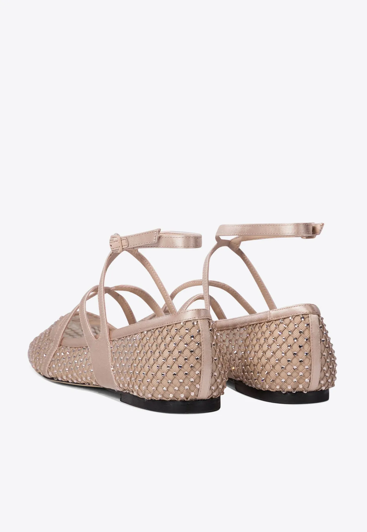 Astoria Crystal-Embellished Ballet Flats