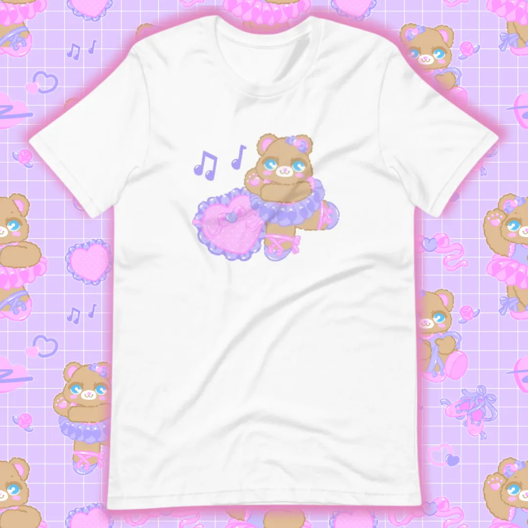 Ballerina Bear Short-Sleeve Unisex T-Shirt