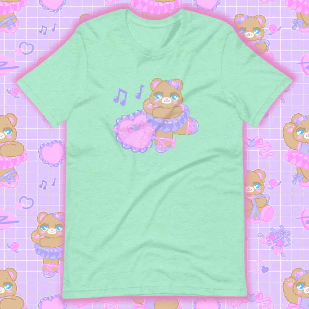Ballerina Bear Short-Sleeve Unisex T-Shirt