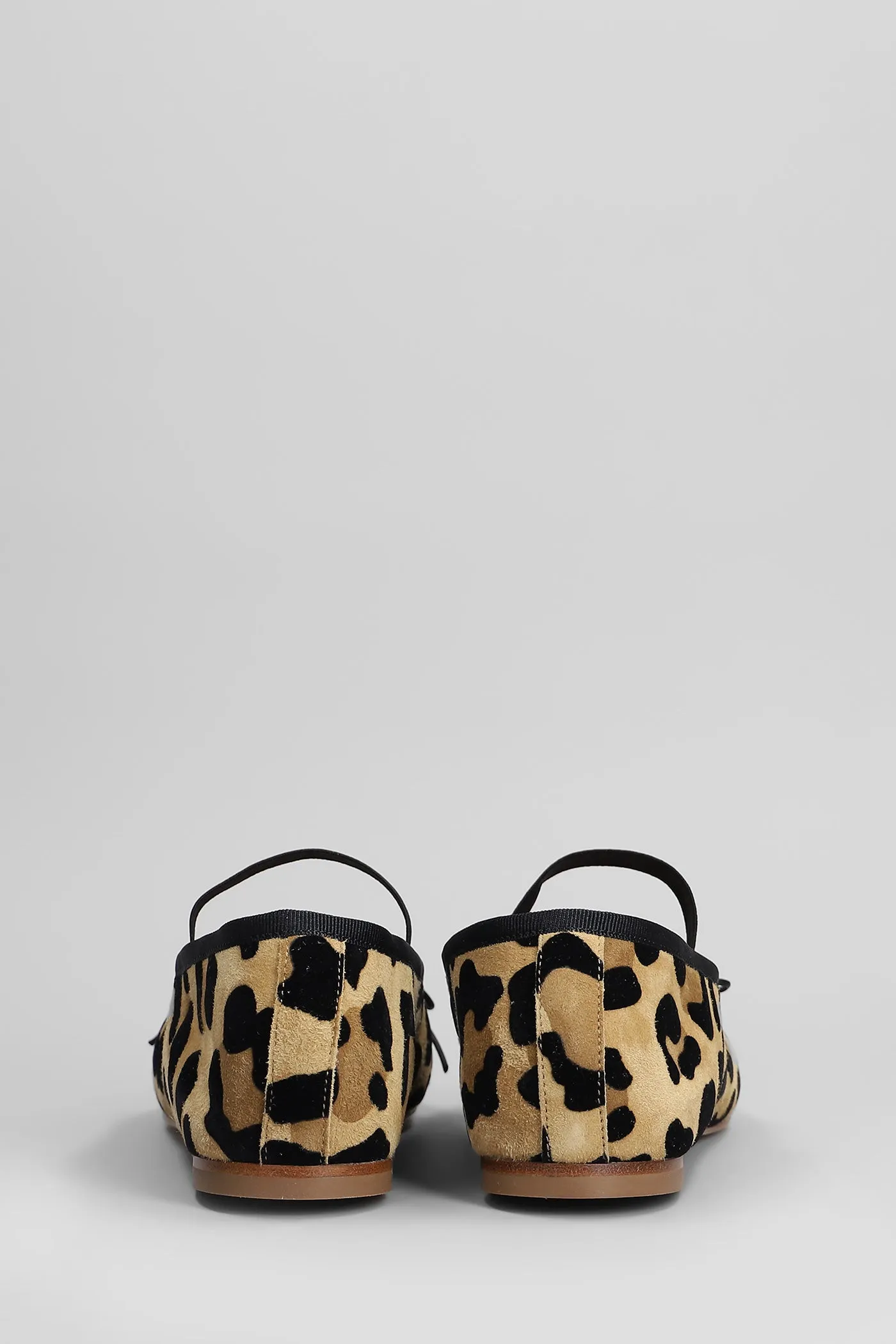 Ballet flats in Animalier pony skin