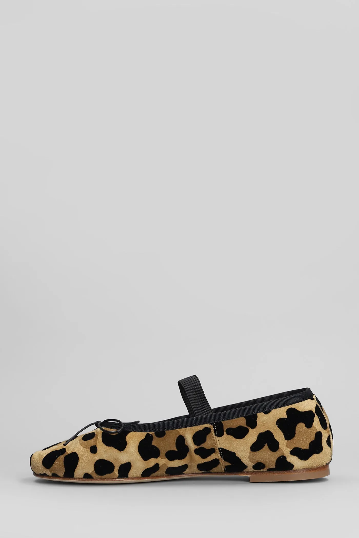Ballet flats in Animalier pony skin