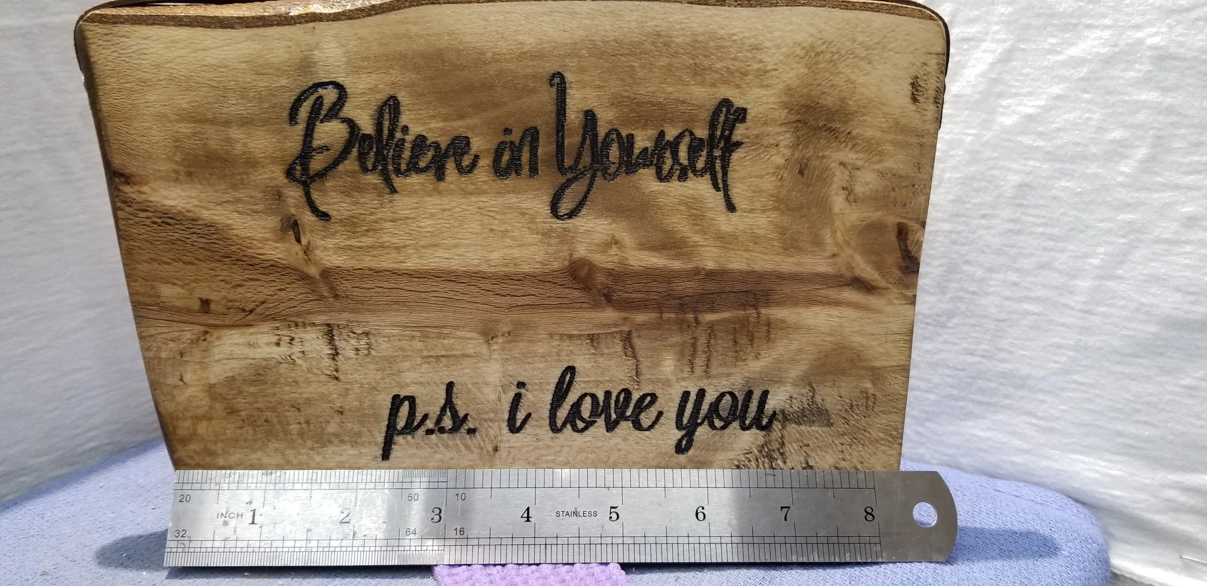 Believe in Yourself OOAK Liveslab art Mom decor