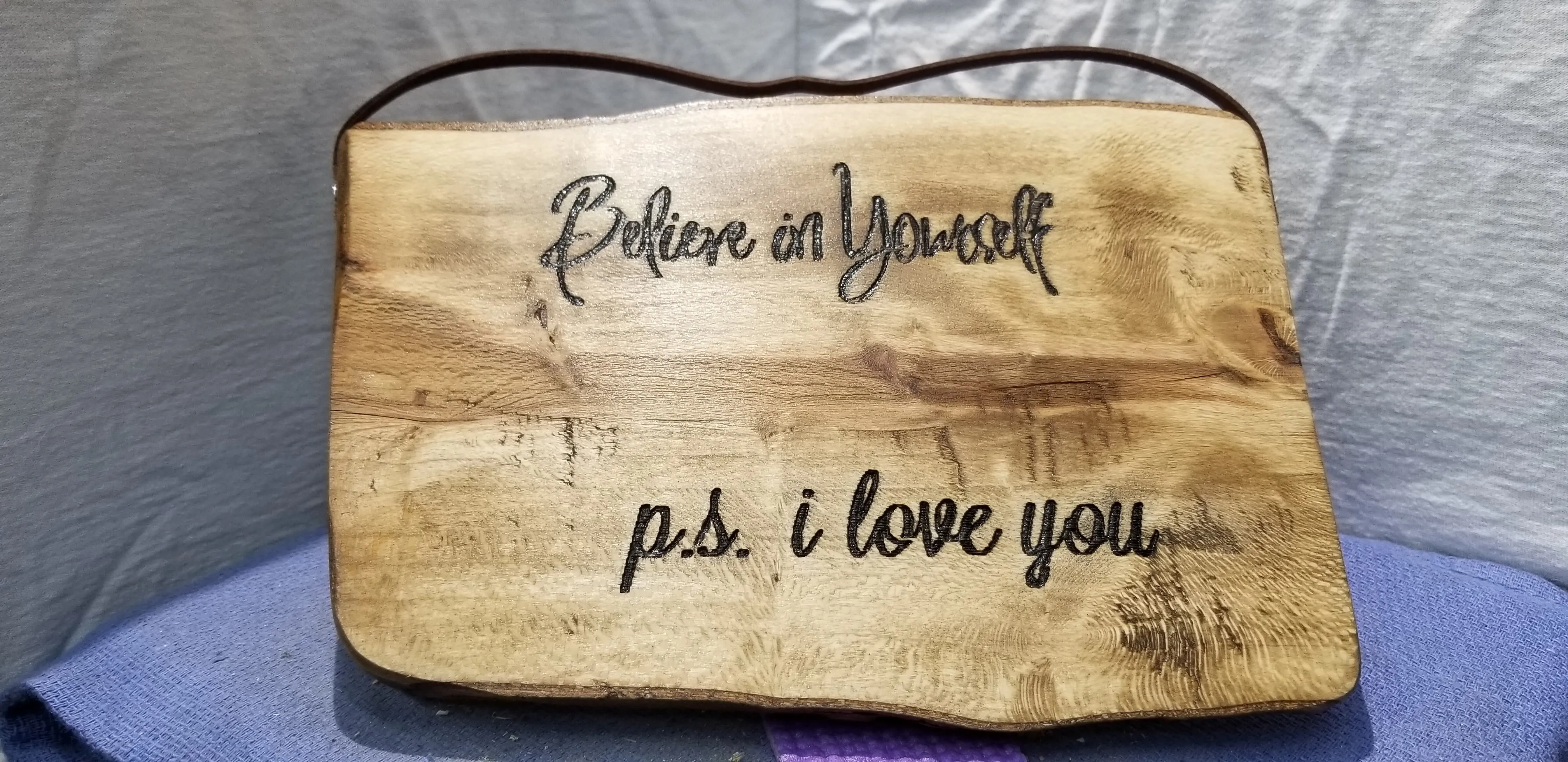 Believe in Yourself OOAK Liveslab art Mom decor