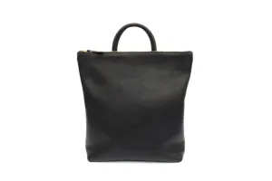 Black Leather Backpack