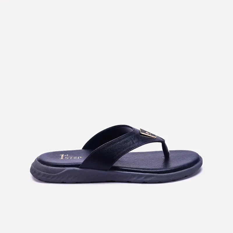 Blue Comfy Leather Flip Flops 0151043