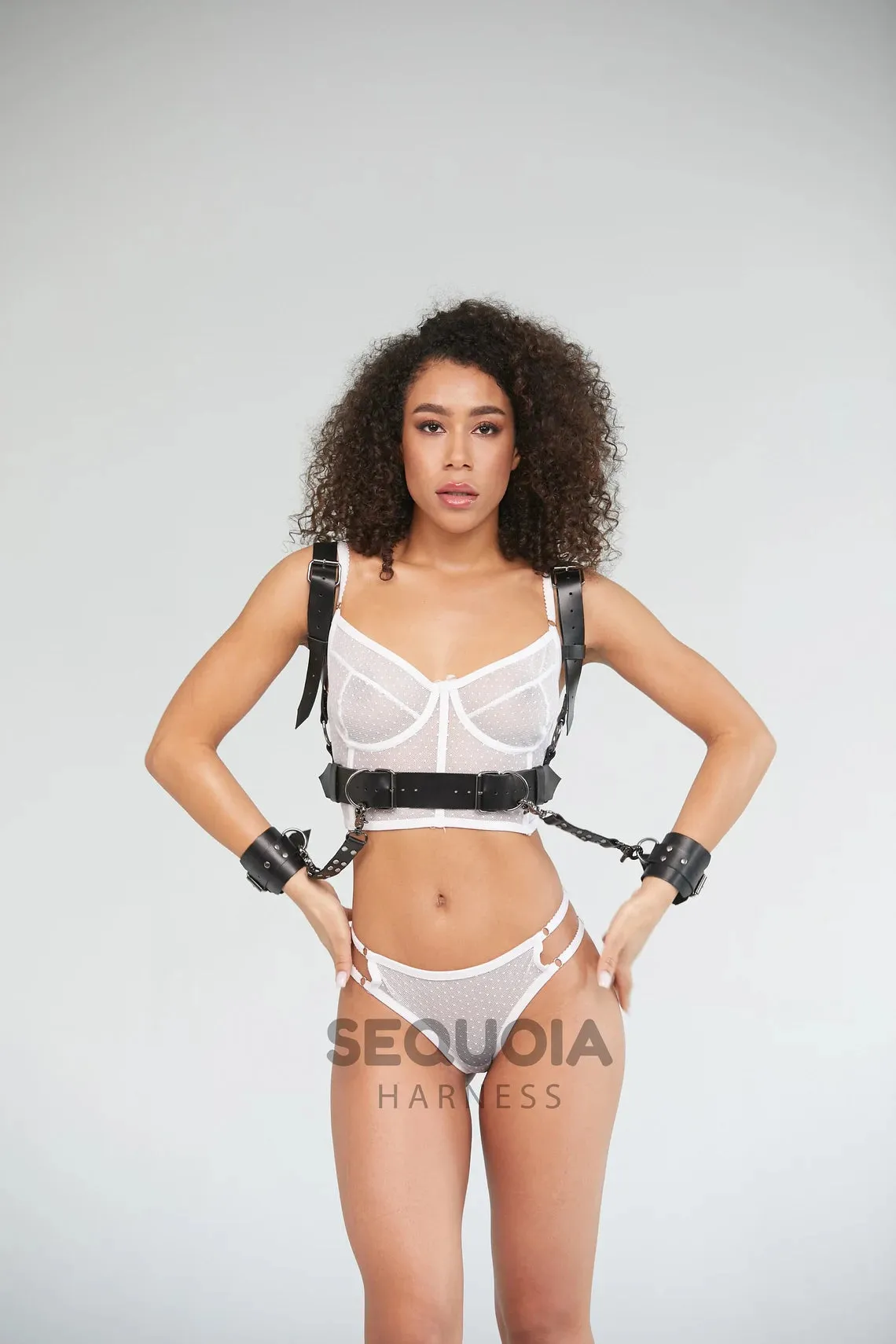 Bra "Acris" & Handcuffs "Cassia"