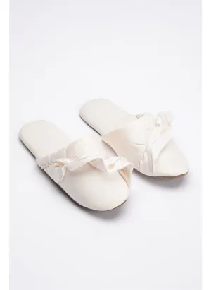 Bride Frill Slipper