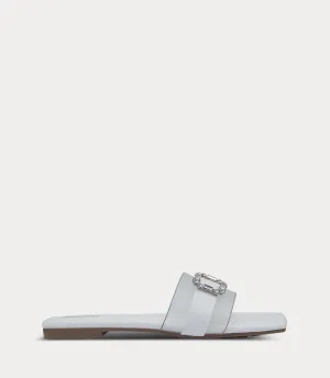 BW10410-WHITE-Women Slipper