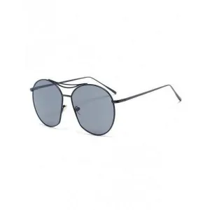 Chic Black Irregular Frame Sunglasses For Women - Black