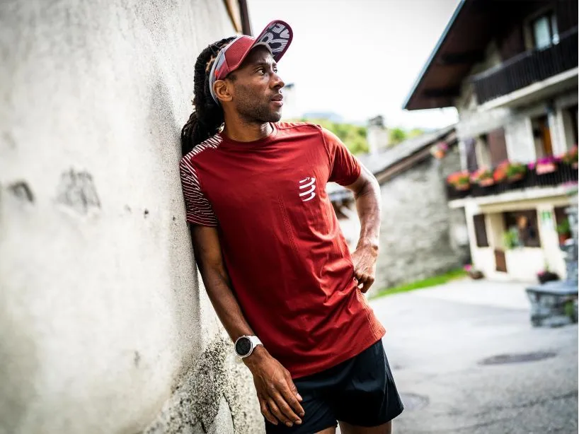 Compressport Men's Performance SS T-Shirt SPD Apple/DK Cheddar - AM00127B_309
