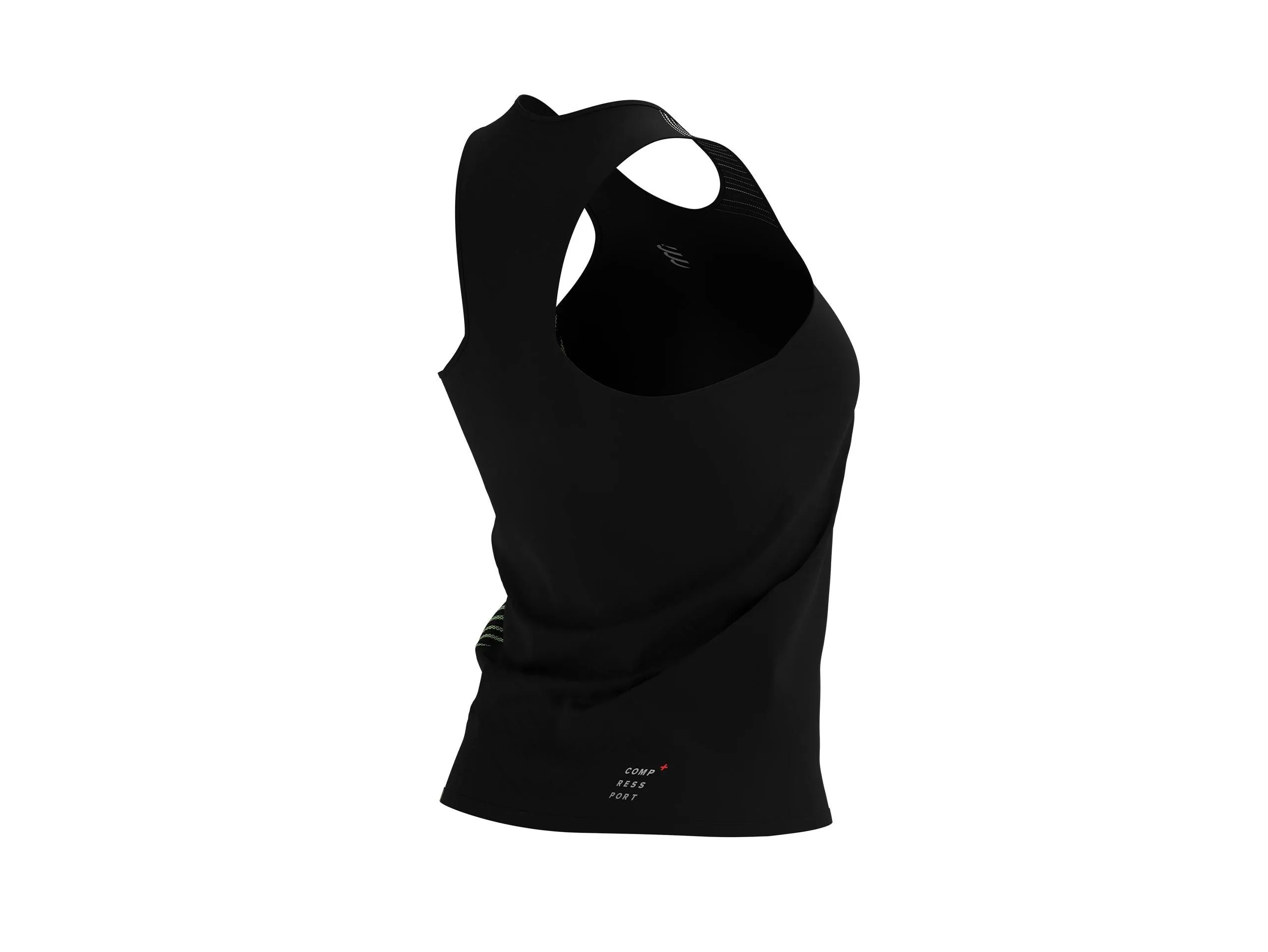 Compressport Women's Performance Singlet - Black/Paradise Green