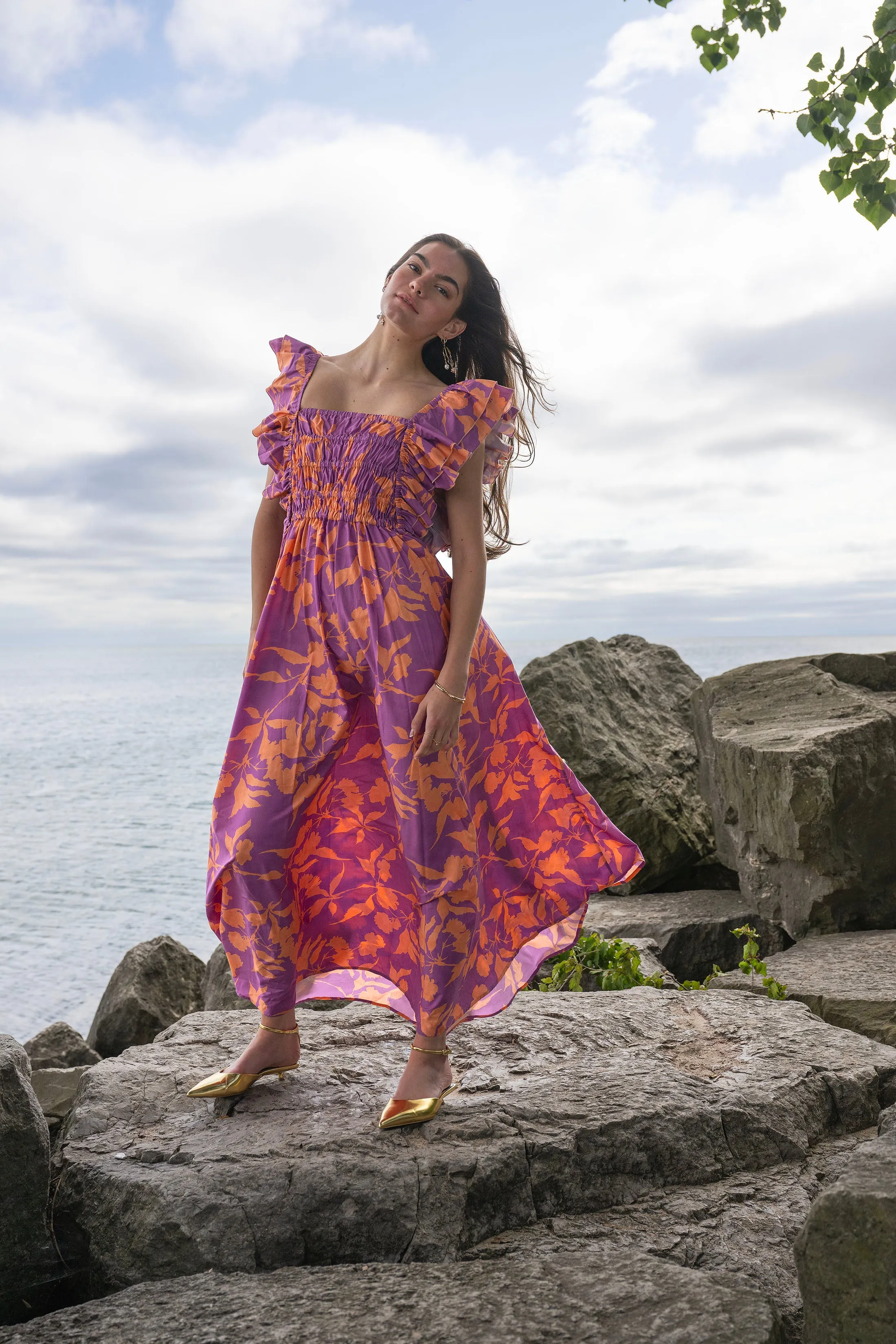 Daneen Cotton Maxi Dress