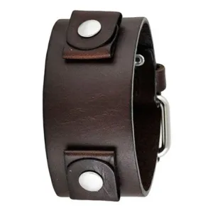 Dark Brown Leather Ladies Cuff GB-D