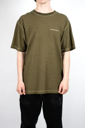 Dc Shoes - Sediment Terry Cloth Tee Shirt - Ivy Green Xl Last One