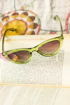 Deep Mini Cat Eye Sunglasses