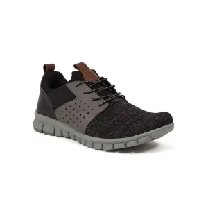 DEER STAGS Mens Gray Bungee Laces Pull Tabs Betts Toe Slip On Sneakers Shoes 10