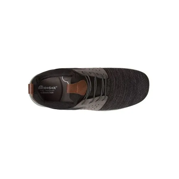 DEER STAGS Mens Gray Bungee Laces Pull Tabs Betts Toe Slip On Sneakers Shoes 10