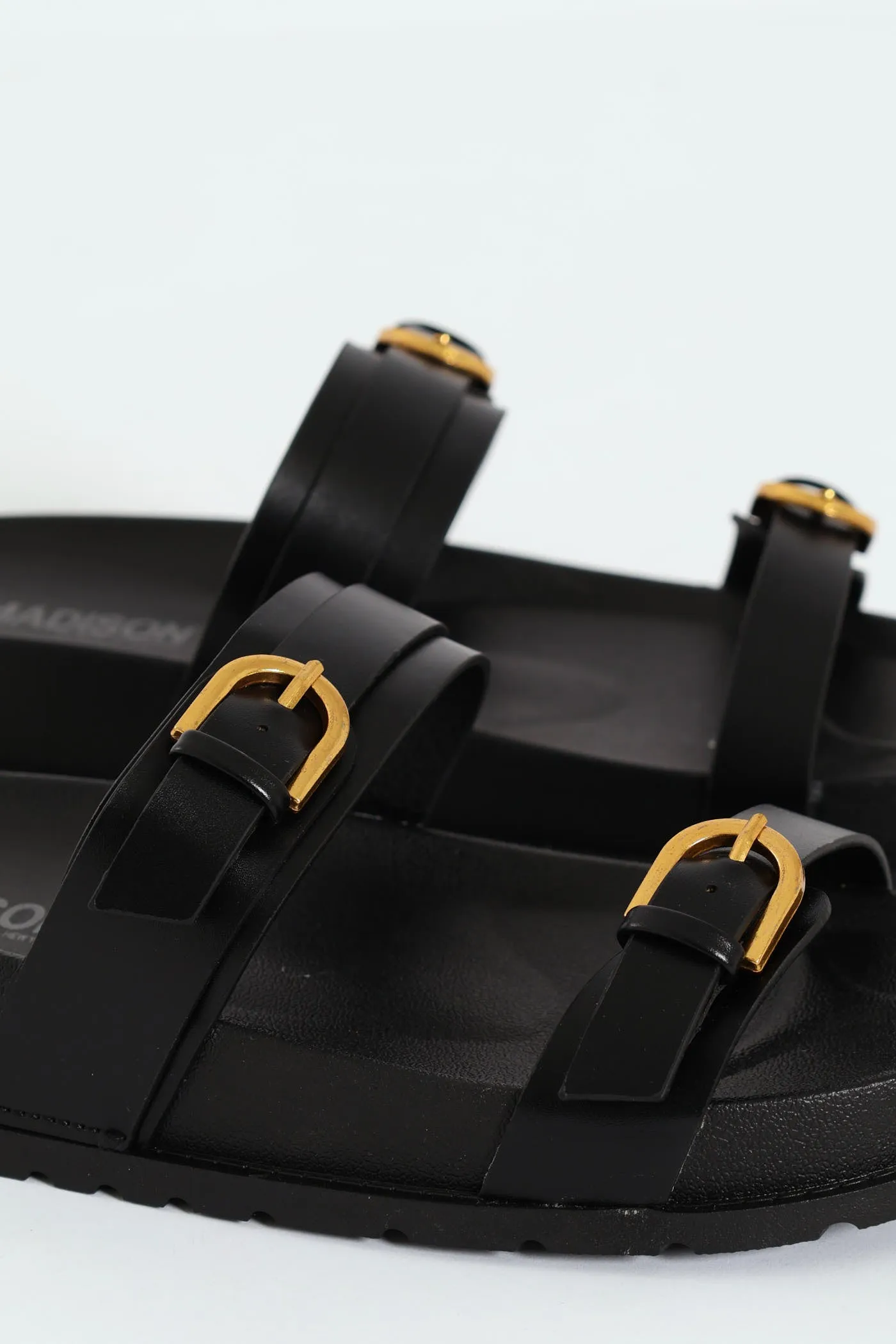 Double Buckle Birkie - Black