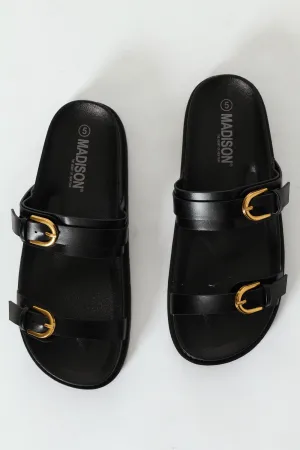 Double Buckle Birkie - Black