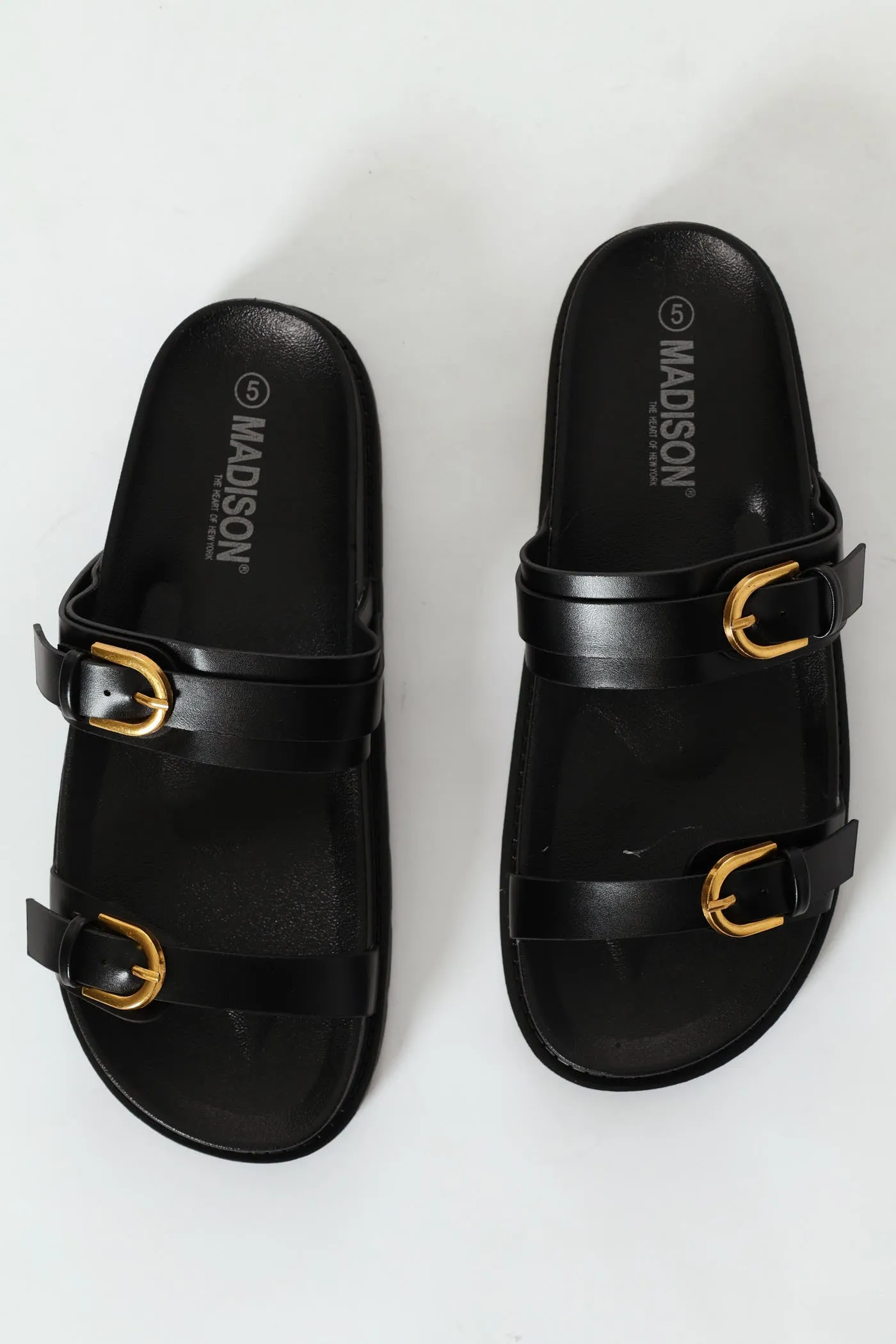 Double Buckle Birkie - Black