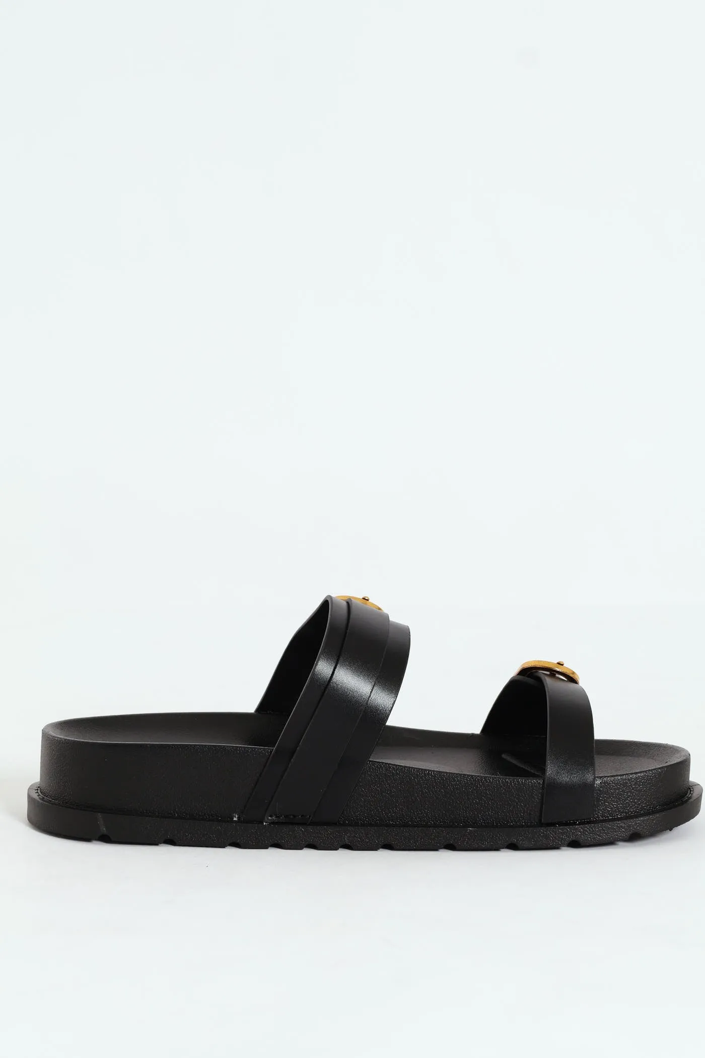 Double Buckle Birkie - Black