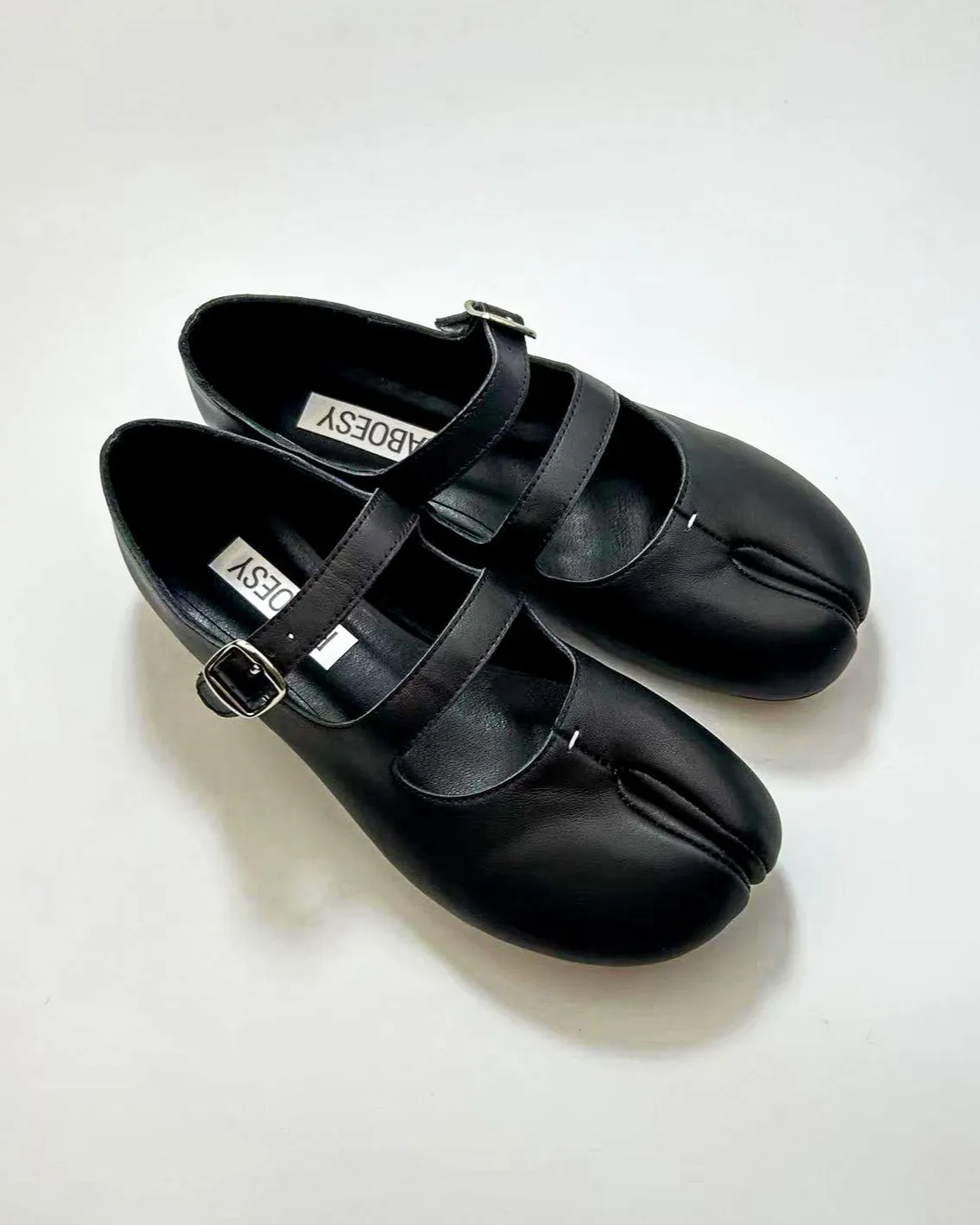 Double Straps Tabi Ballet Flats
