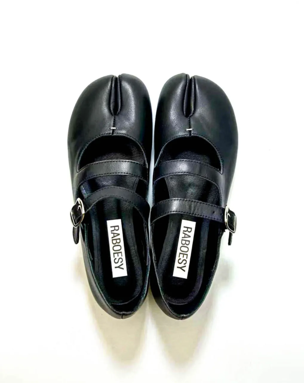 Double Straps Tabi Ballet Flats