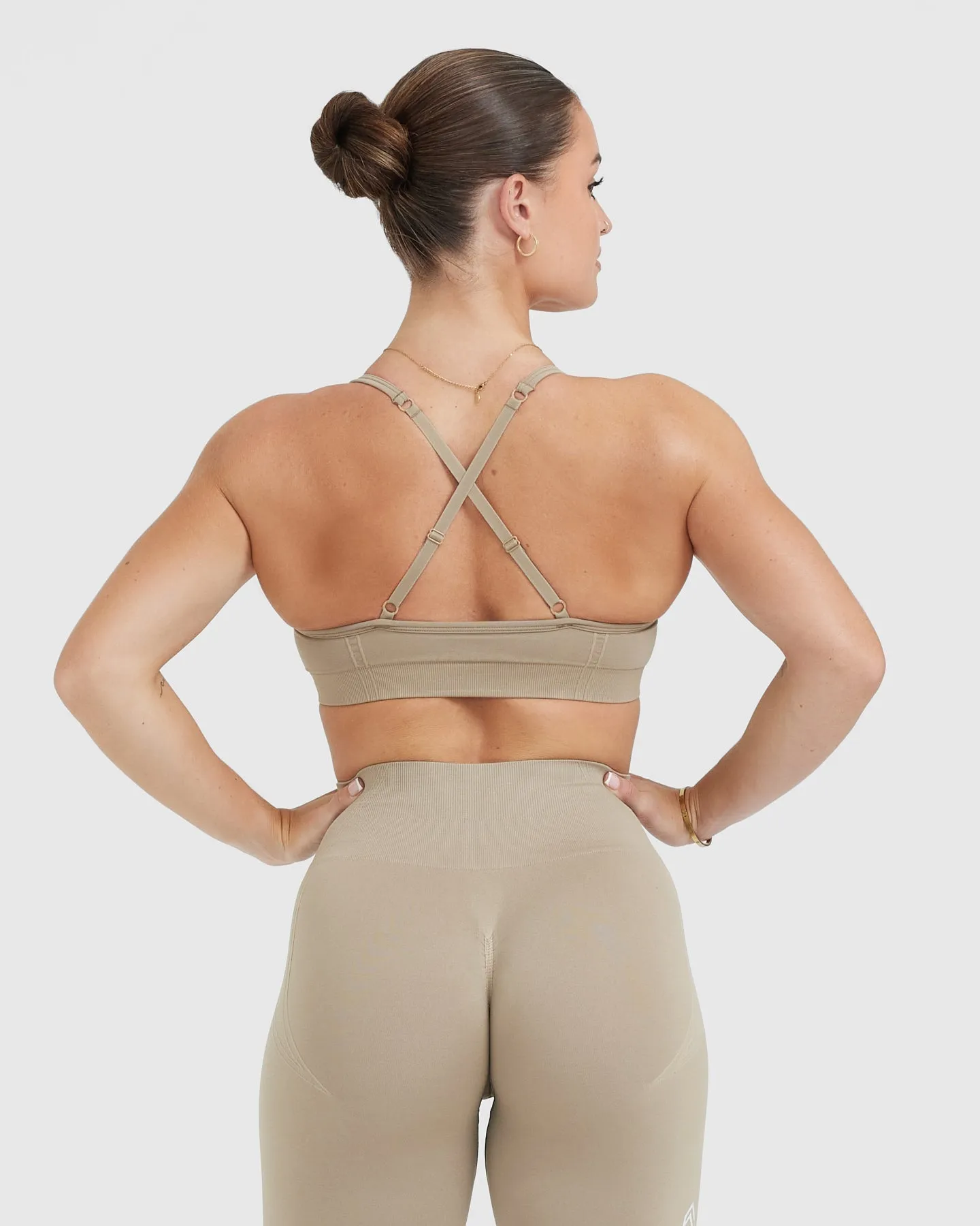 Effortless Strappy Bralette | Washed Sandstone
