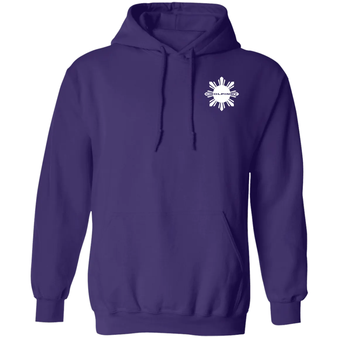 Filipino Warrior Grey Sun and Stars Unisex Pullover Hoodie