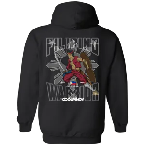 Filipino Warrior Grey Sun and Stars Unisex Pullover Hoodie