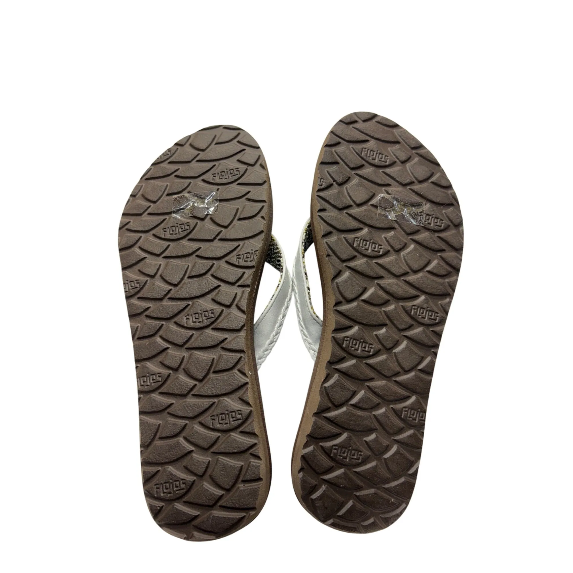 Flojos Womens Woven Strap Flip Flops #7668