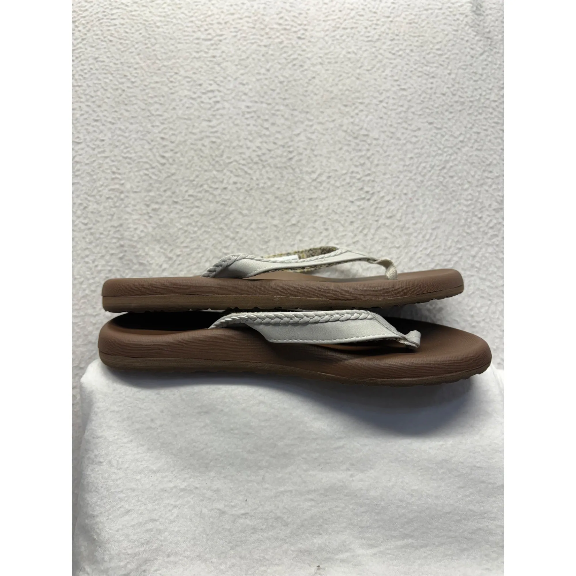 Flojos Womens Woven Strap Flip Flops #7668